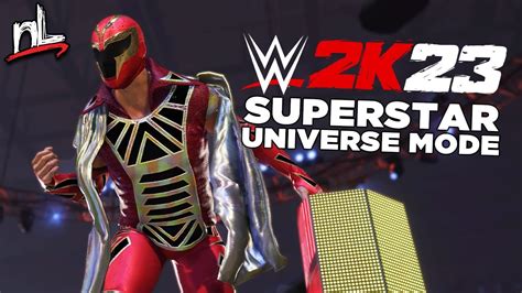Theres never really been a CAW free play career ever in a <b>WWE</b> game. . Wwe 2k23 universe superstar mode